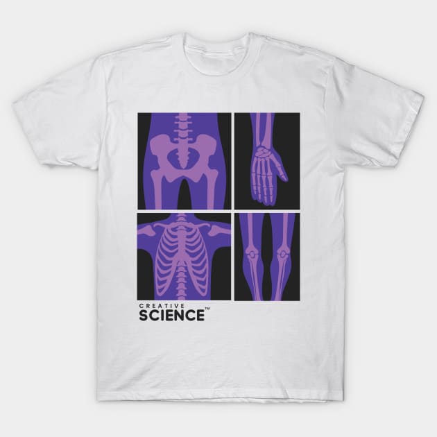 Medicine: Purple X-Ray T-Shirt by Creative Science